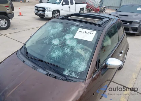 2012 Fiat 500 Lounge from USA, damaged, VIN 3C3CFFCR7CT248587